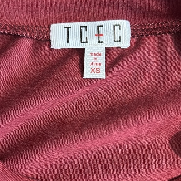 NWT TCEC Knit Dress with Poplin Ruffle Sleeve - Picture 6 of 9